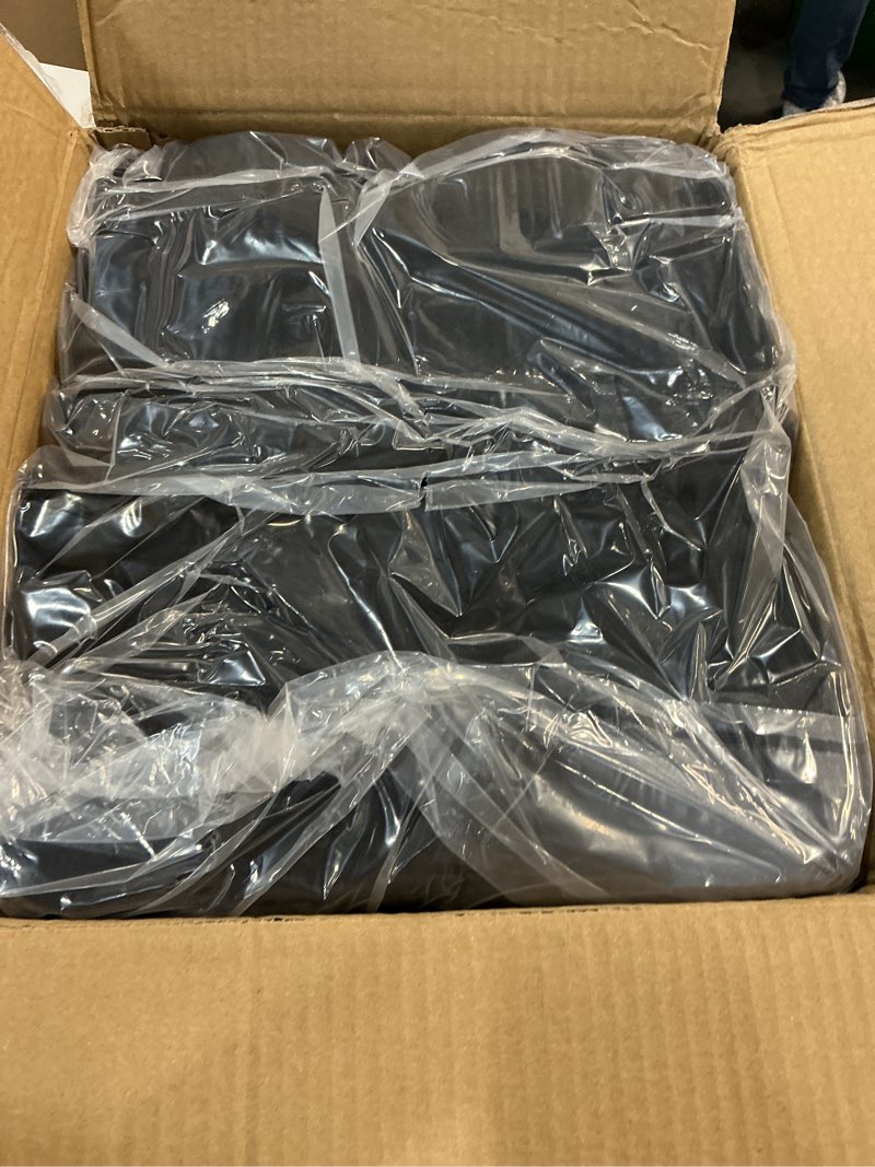 Condition photo showing New/Like New for lzerking canvas tote bag bulk for diy projects, 13x15 inches tote bags for grocery shopping, 10oz machine washable fabric black 50