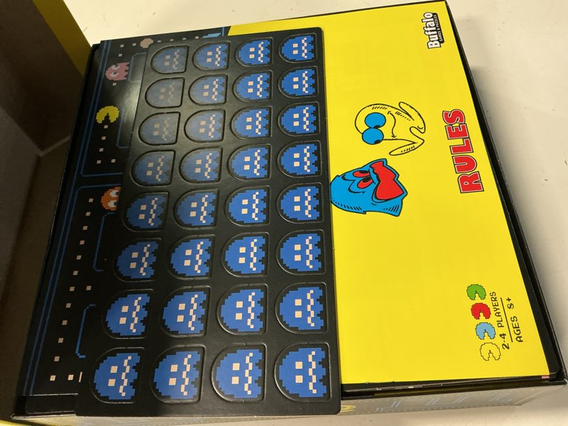 Condition photo showing New/Like New for buffalo games: ultimate pac-man board game - retro arcade classic! - official licensed