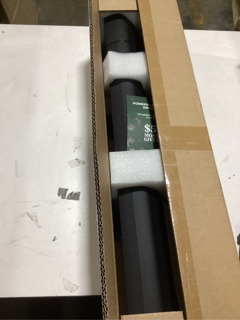 Condition photo showing Good Condition for Powerscale 1500W Electric Patio Heater, IP65 Waterproof, Remote, Fast Heating, 4 Heat Levels, 24H Timer & Memory Function, Wall Mounted Indoor/Outdoor Heater for Patio, Garage, Backyard, Black