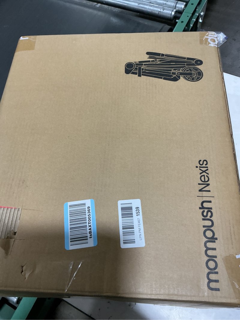 Condition photo showing Good Condition for Mompush Nexis Carbon Travel Stroller, Ultra-Lightweight 11.5 lbs, Compact & Airplane Carry-On Approved, One-Second Auto-Fold, One-Hand Full Recline, from Birth to 50 lbs, JPMA Certified Khaki