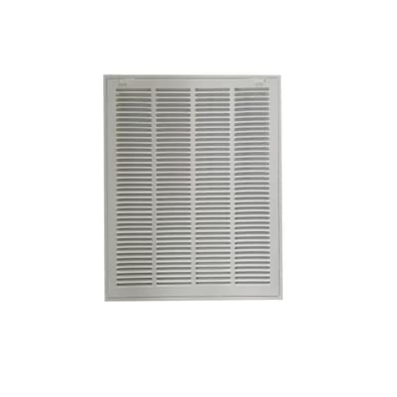 reliabilt 12-in x 24-in steel white sidewall/ceiling return air filter grille