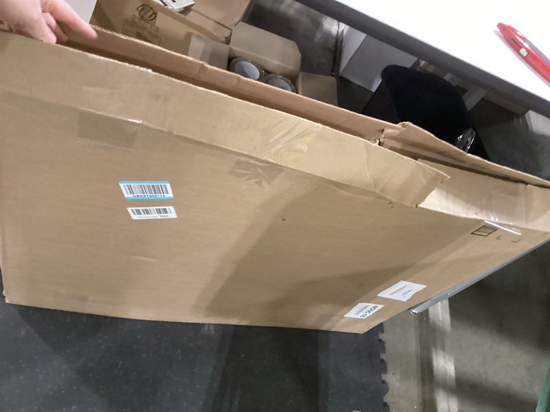 Condition photo showing New/Like New for Large Bulletin Board, 60 X 35 Inches Felt Cork Board with 40 Pushpins, Foldable Felt Notice Pin Board Photo Display Board with Self-Adhesive Tape for Office Home School (Light Gray, 60x35 inch) 60x35 inch Light Gray