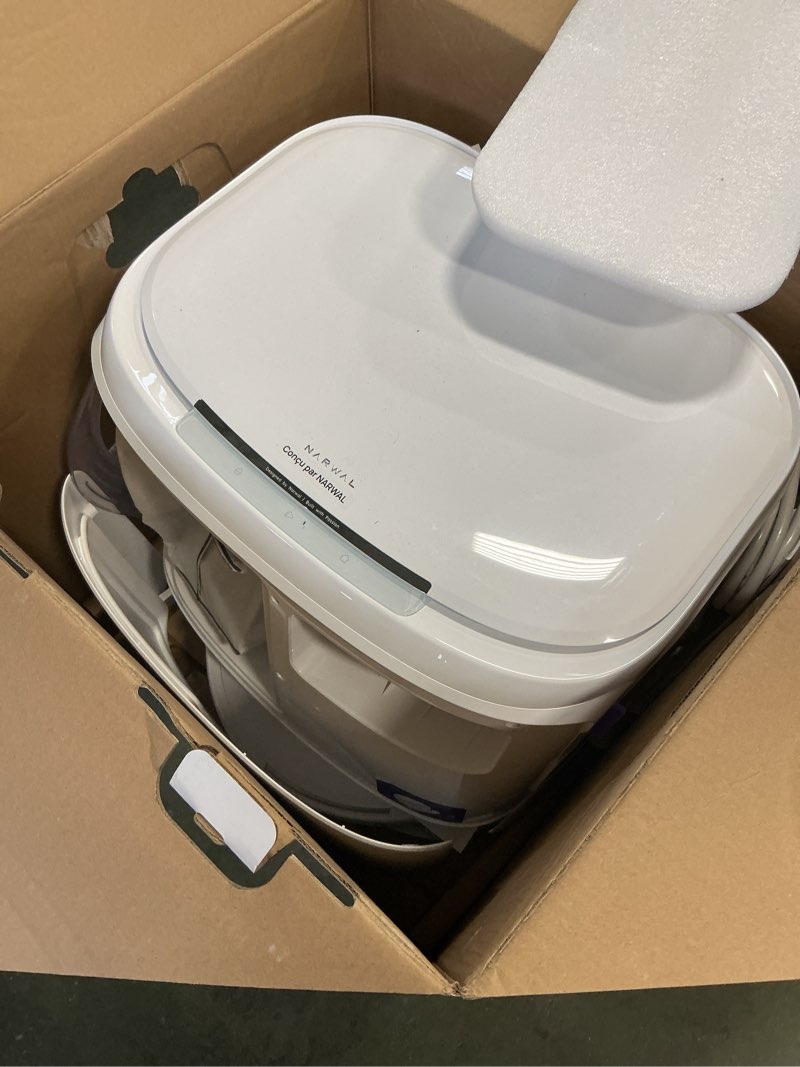 Condition photo showing As Is for NARWAL Freo Z10 Robot Vacuum and Mop Combo, Tangle Free Robot Mop, 15,000Pa Suction, Adapts to Hard-to-Reach Areas, Self-Emptying, Mop Washing & Drying, Obstacle Avoidance, for Pet Hair & Hard Floor
