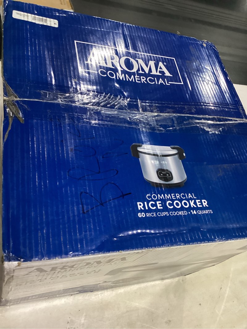 Condition photo showing Good Condition for *not tested* aroma arc-1130s 60 cup cooked commercial rice cooker