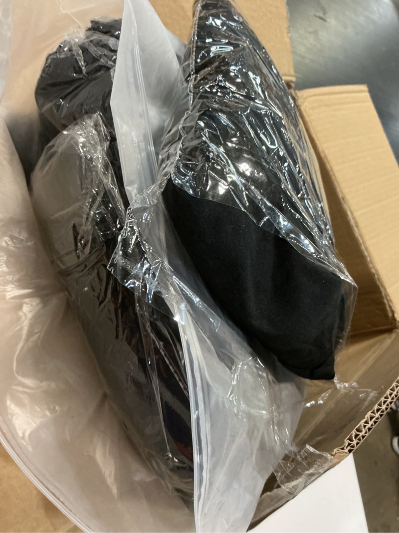 Condition photo showing Good Condition for liujiayi 50 pcs black stretch chair covers - premium polyester spandex slipcovers for wedding, party