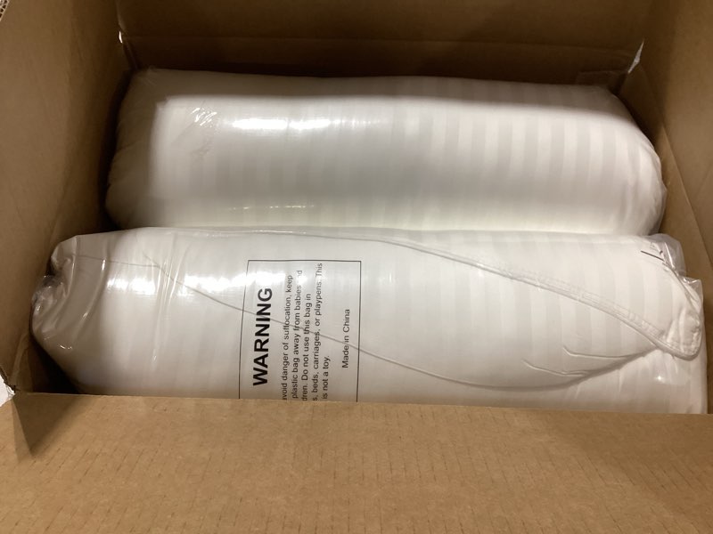 Condition photo showing Good Condition for Beckham Hotel Collection Bed Pillows Standard/Queen Size Set of 2 - Original Soft Down Alternative Pillow for Sleeping - Soft Support for Back, Stomach or Side Sleepers