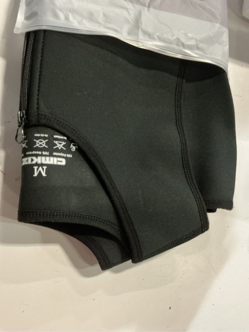 Condition photo showing Good Condition for cimkiz men's waist trainer sauna suit shirt, gym & exercise compression vest, sweat-boosting workout top black medium