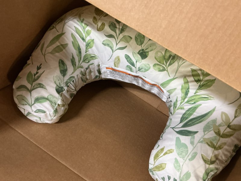 Condition photo showing As Is for Boppy Nursing Pillow Original Support, Green Foliage