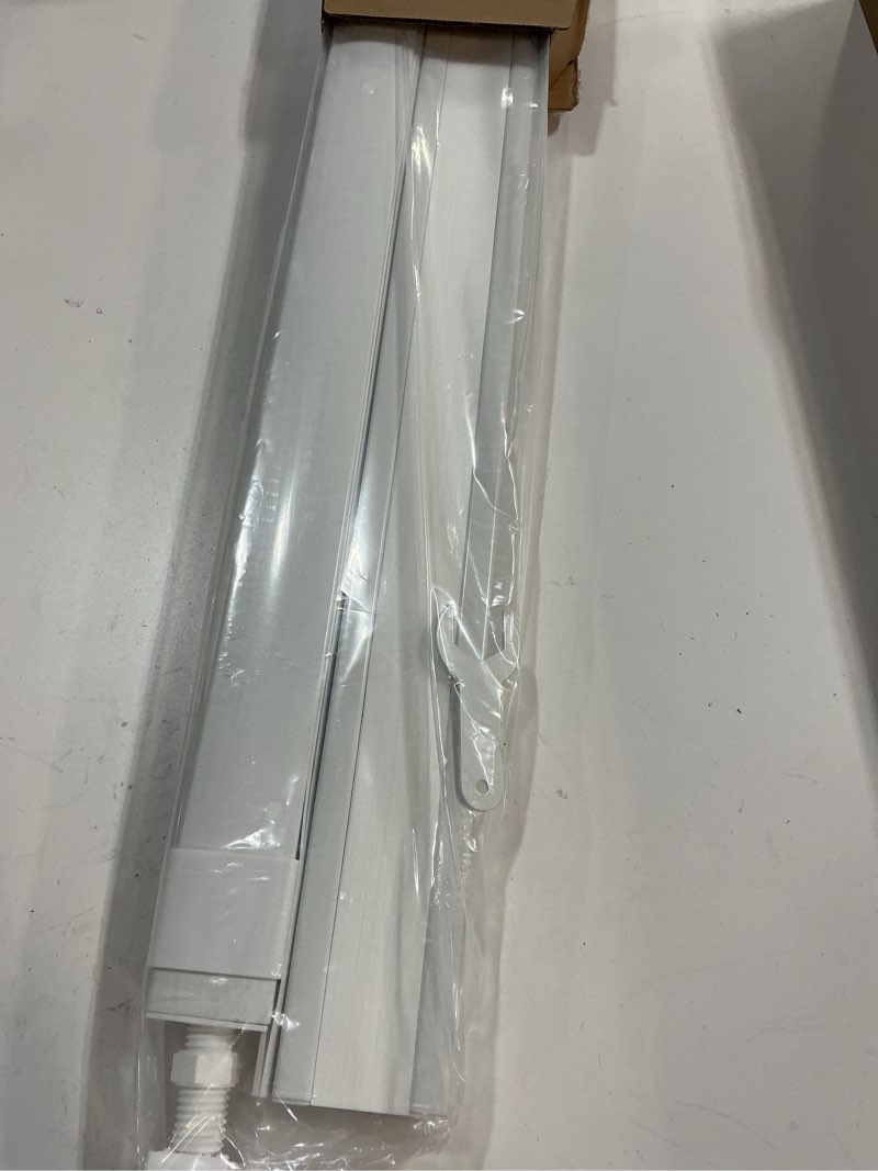 Condition photo showing Good Condition for LazBlinds No Tools No Drill Cordless Cellular Shades, Top Down Bottom Up (TDBU) Honeycomb Shades for Home, Light Filtering Thermal Insulation Blinds for Windows, 26" W x 64" H, White Light Filtering - White 26" W x 64" H