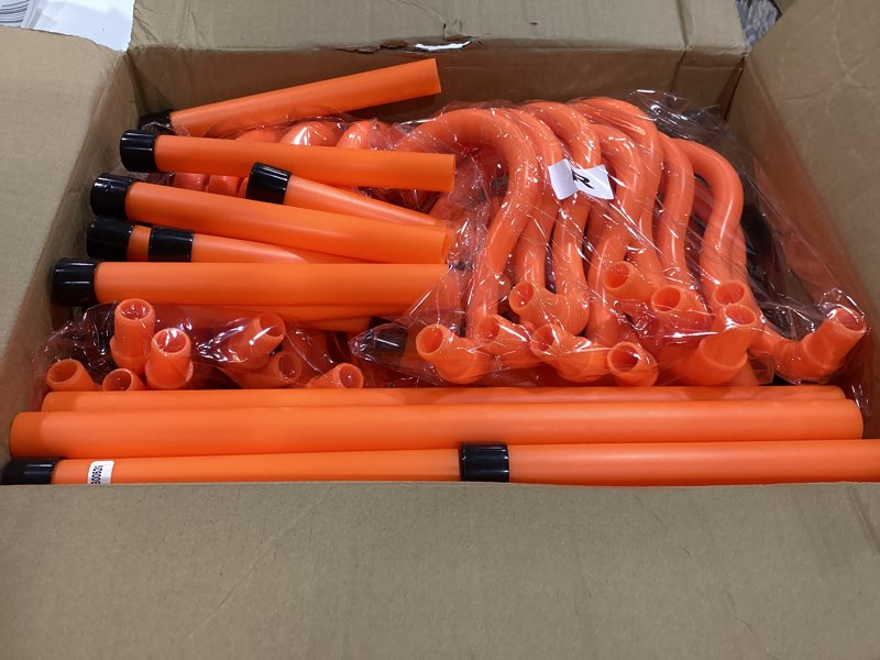 Condition photo showing Good Condition for ghb agility hurdles 8" speed agility training hurdles, detachable sturdy hurdles training equipment set with carry bag for kids,athletes,soccer,basketball 10 pack