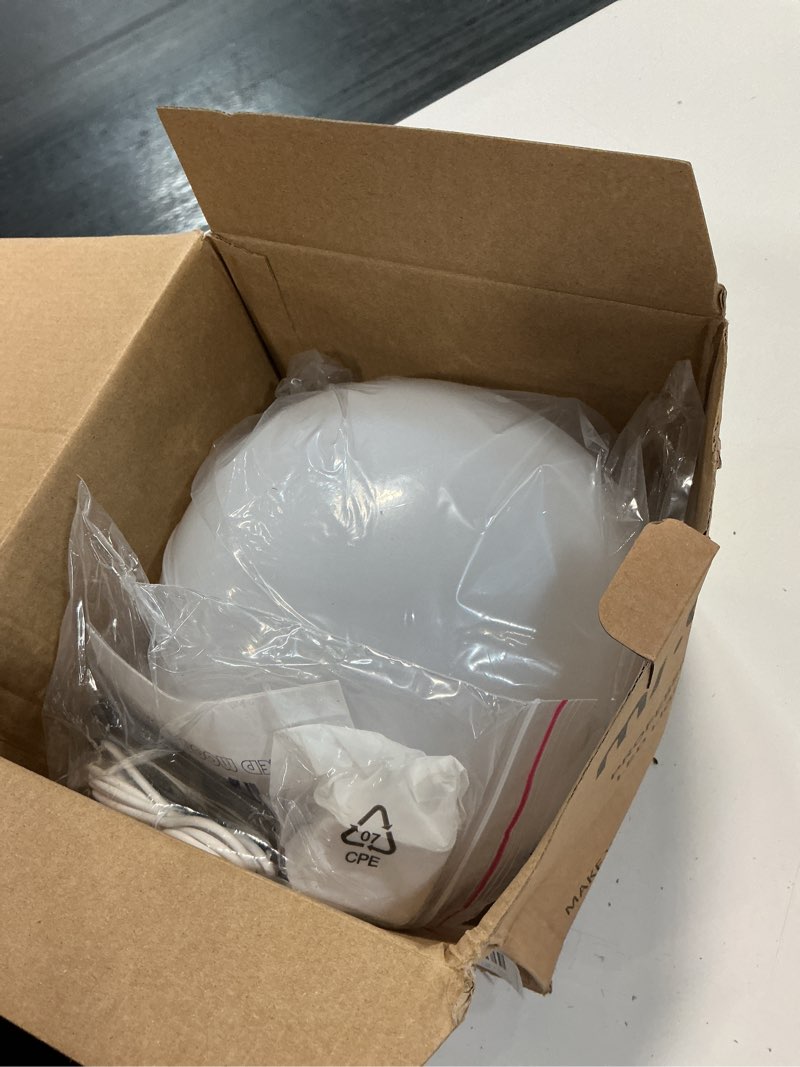 Condition photo showing Good Condition for mr.go 8-inch ultra-fun led glowing ball light w/remote, rgb color changing globe mood lamp, 16 colors 8 brightness 4 lighting modes, waterproof, rechargeable & ac adapter power, stunning light orb ball 8"