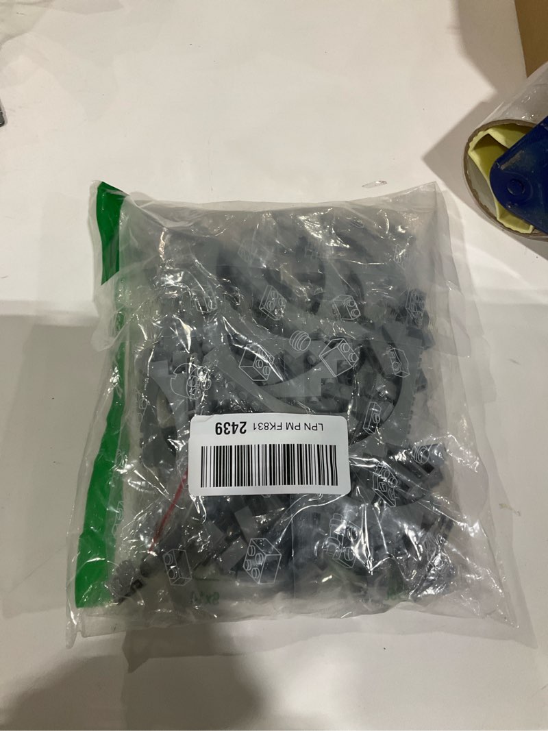 Condition photo showing As Is for MOC Train Tunnel Building Block Set, Gray Brick Construction, Compatible Train Track Accessory for Layouts, DIY Diorama Display (Traditional)