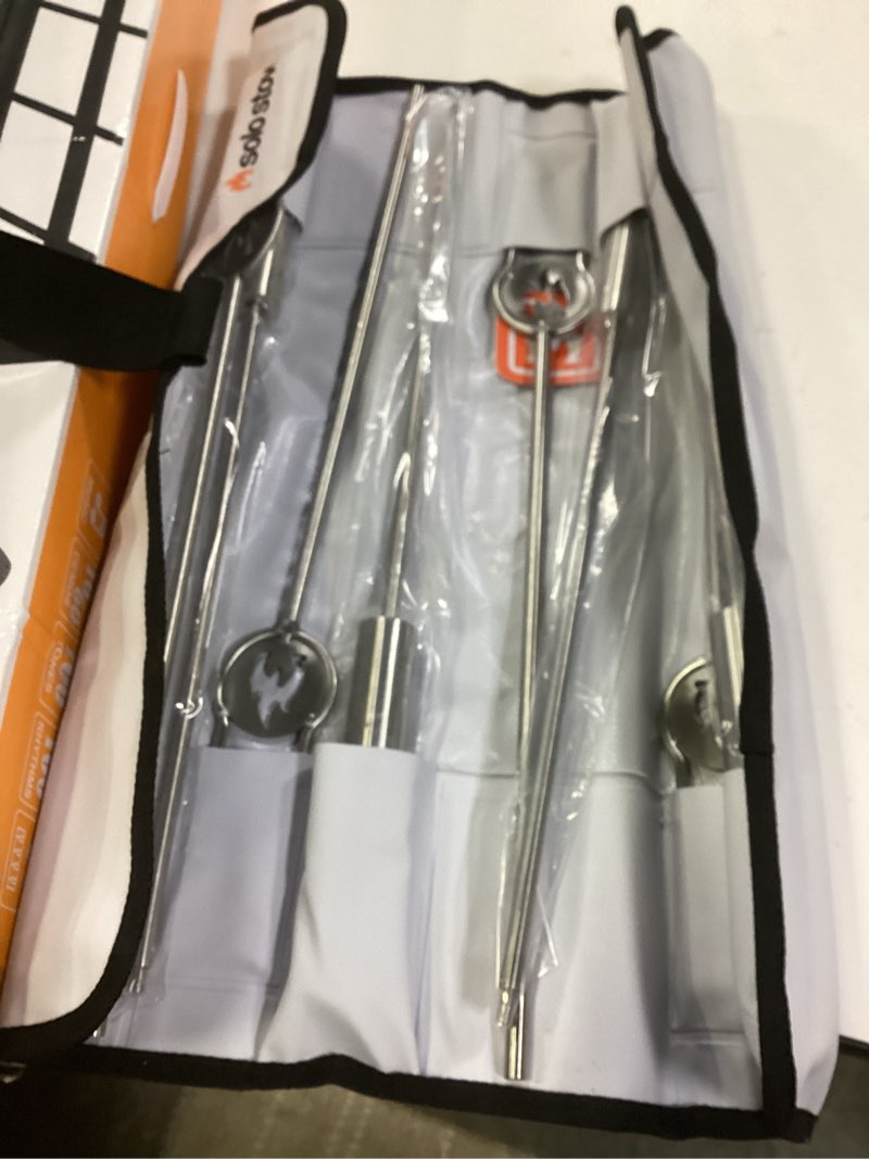 Condition photo showing New/Like New for Solo Stove Fire Pit Sticks  4 Piece Set  Accessories for Fire pit  Dual Pronged  Stainless Steel
