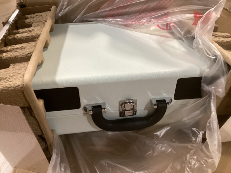 Condition photo showing Good Condition for Victrola Journey Bluetooth Portable Suitcase Record Player – with Built-in Speakers, 3 Speed Vinyl Record Player, RCA Out, Headphone Jack (Mint)