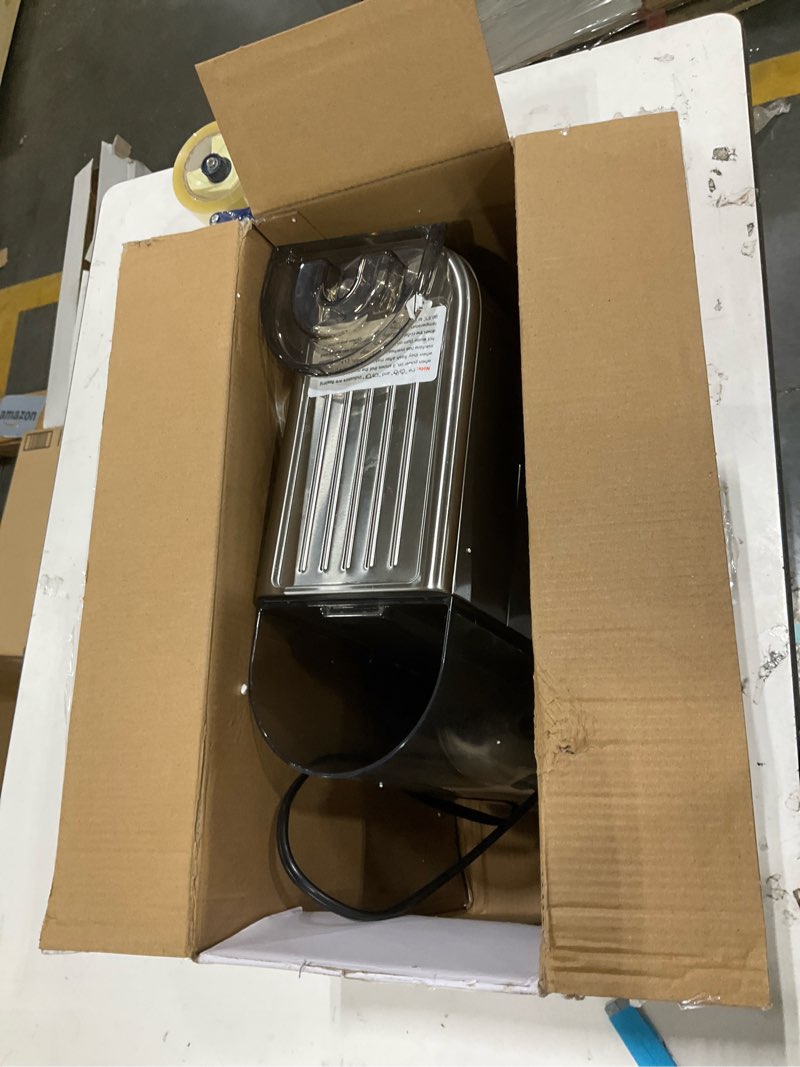 Condition photo showing As Is for Espresso Machine with Milk Frother, 20 Bar Pressure Espresso Maker, with 44OZ Removable Tank, Compact Stainless Steel Coffee Machine for Home, Office, Latte, Cappuccino, Gift for Women or Men A-Silver