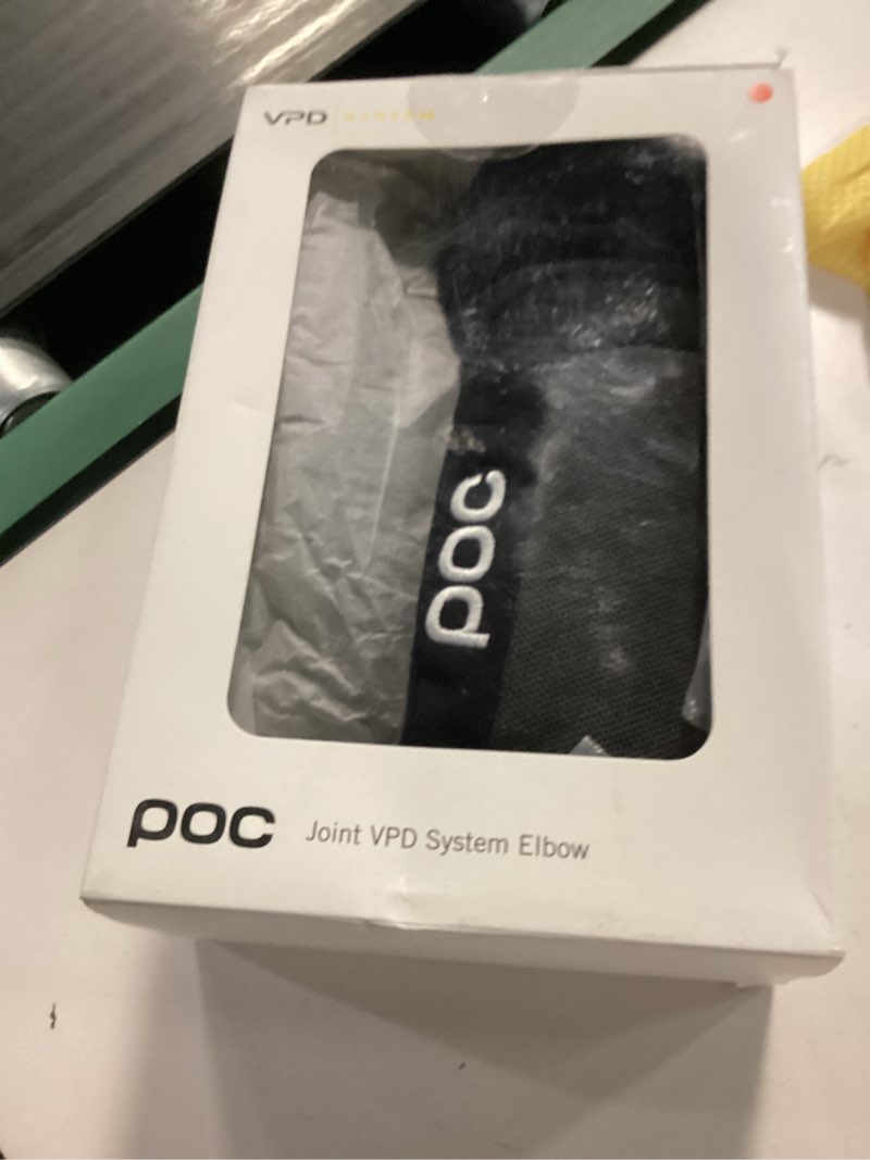 Condition photo showing New/Like New for poc joint vpd system elbow pad uranium black, s