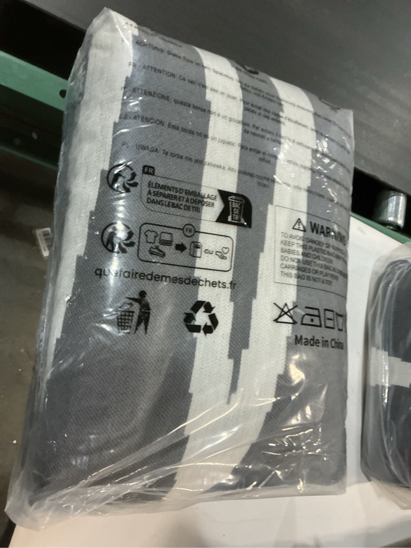 Condition photo showing New/Like New for OstepDecor Boho Couch Cover, Dark Grey Sofa Covers Washable, Sectional Couch Covers for Sofa L Shape, Chenille Sofa Blanket Cover, Non-Slip Sofa Slipcovers for Dogs, Pets, 59" x 71" Bohemia Dark Grey 59" x 71"