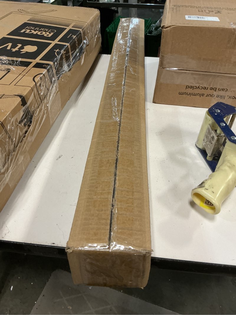 Condition photo showing New/Like New for LazBlinds No Tools No Drill Cordless Roman Shades for Windows, Blackout Thermal Insulated UV Blocking Window Blinds, Lightweight Fabric Blinds for Indoor Windows, 34" W x 60" H, Blackout - White White 34" W x 60" H