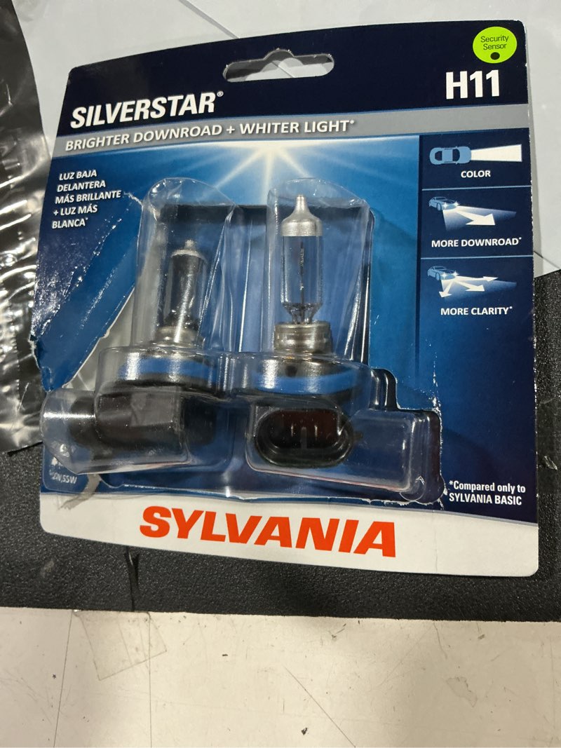 Condition photo showing Good Condition for sylvania h11 silverstar halogen headlight bulb, 2 pack, compatible with multiple cars