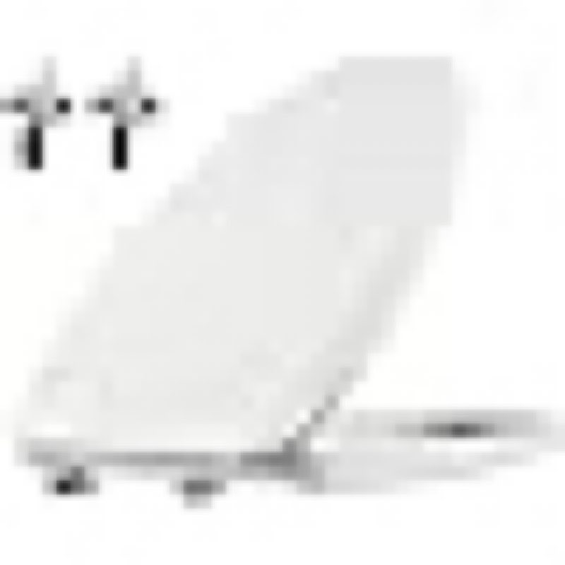 BUBZEE Quick Release Toilet Seat - Easy Cleaning and Soft-Closing Toilet Lid with Adjustable Hinges with One Button Hinge O-Shaped Bathroom Toilet Seat