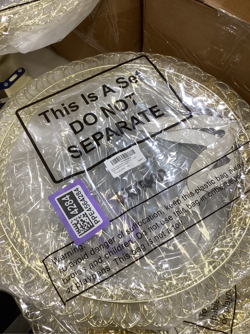 Condition photo showing New/Like New for 2 Pcs Christmas Photo Holder Display 17" Metal Wreath Xmas Card Holder Display Wall Hanging Decoration with Bow Wire Loop for Greeting Card Picture Insert Holiday Wall Decor(Golden)