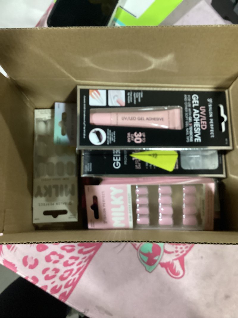 assorted beauty products