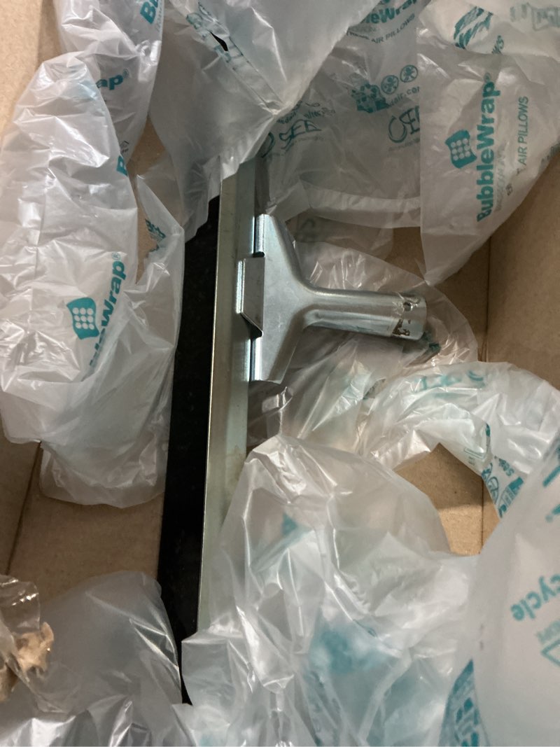 Condition photo showing As Is for DSV Standard Garage Floor Squeegee 36’’, Neoprene Blade Asphalt Squeegee, Taper Pole Connection - Handle Sold Separately for Tiles, Concrete and Asphalt