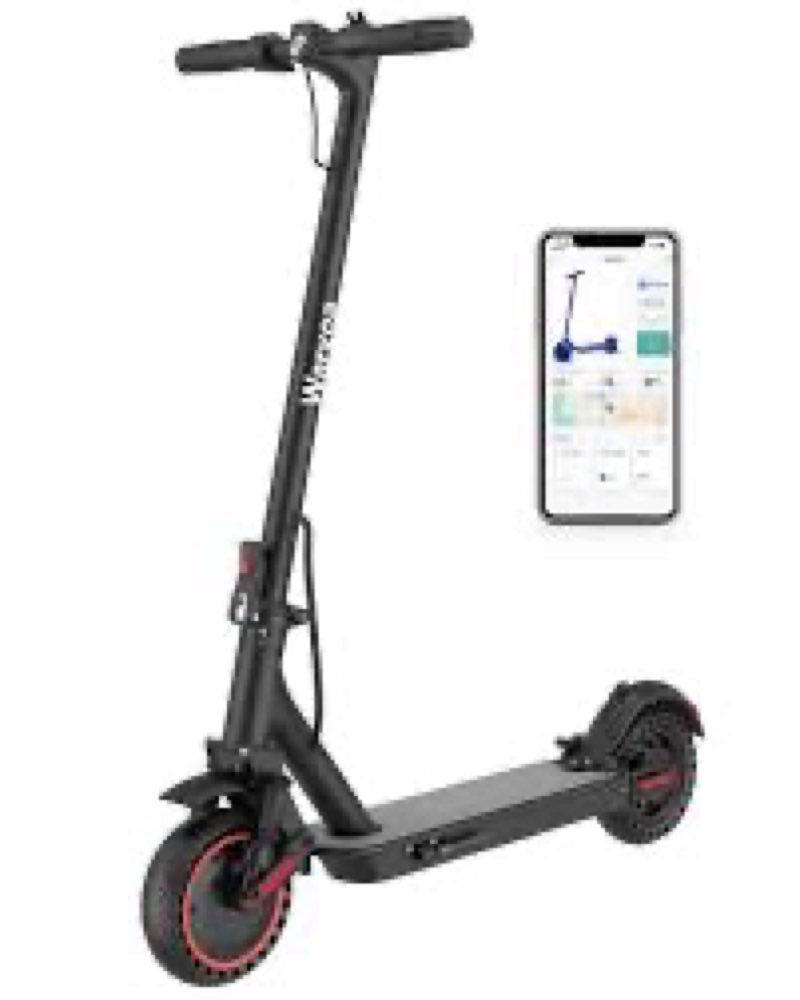 electric scooter, 500w powerful motor, 19-31 miles range, 10" tires, 22mph max speed, commuting elec