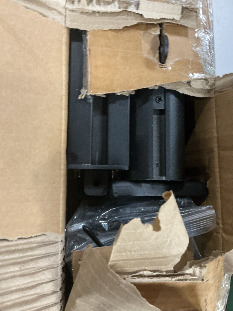 Condition photo showing Good Condition for 3-step outdoor stair handrail kit, heavy duty aluminum alloy adjustable height with powder coated black metal finish complete installation hardware & tools included for concrete porch deck brick 3 steps (1 pack) heavy duty round - black(similar no same)