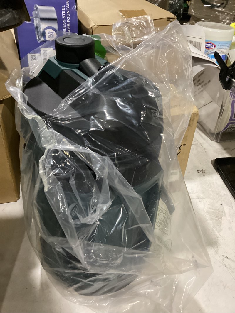 Condition photo showing New/Like New for hydraful gallon jug, 128oz large insulated stainless steel sports water jug, large triple wall vacuum insulation water bottle-keeps cold up to 48 hrs-sweat proof,for gym, hiking & camping samurai cyan 128 ounces