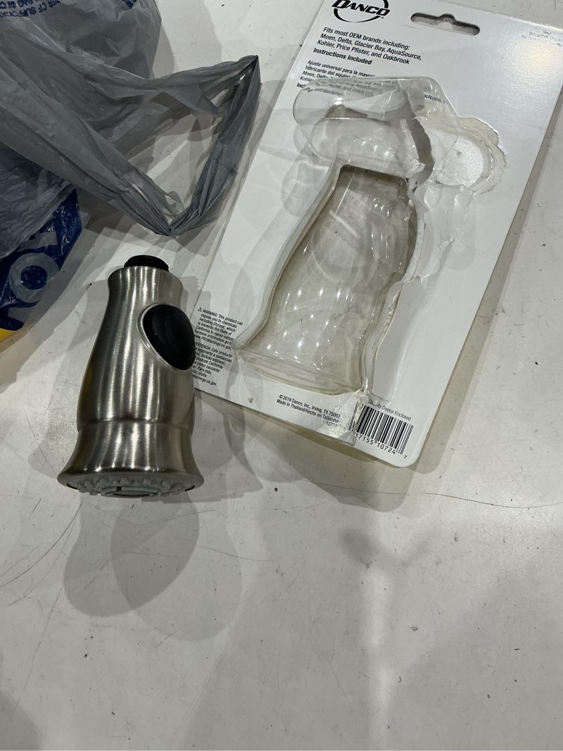 Condition photo showing As Is for danco for universal kitchen pullout sprayer