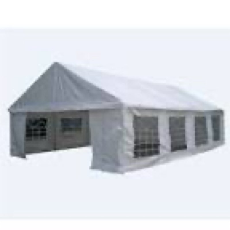 (Incomplete only 1 box) 20' x 30' Heavy Duty Outdoor Party Tent Upgraded Galvanized Canopy Party Tent 