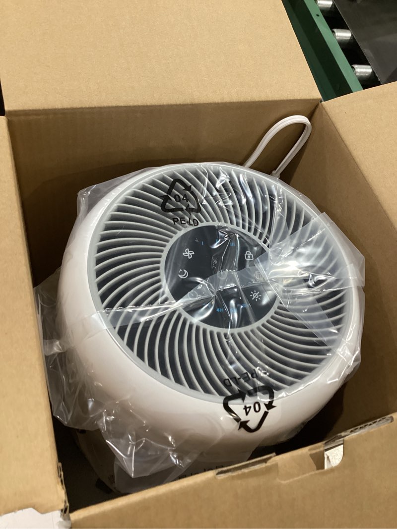 Condition photo showing New/Like New for levoit air purifier for home allergies pet hair in bedroom, covers up to 1073 ft² by 56w high torque motor, aham verifide, 3-in-1 filter with hepa sleep mode, remove dust smoke odor, core300-p, white