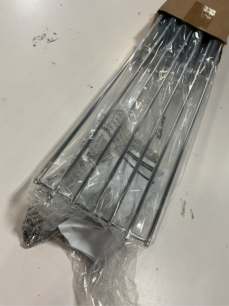 Condition photo showing New/Like New for qulimetal stainless steel warming rack for weber spirit 300, grill parts for weber spirit 2 300 series grills with front control knobs, 7641 upper rack for weber genesis silver gold b/c grills fits spirit 300 & spirit ii 300