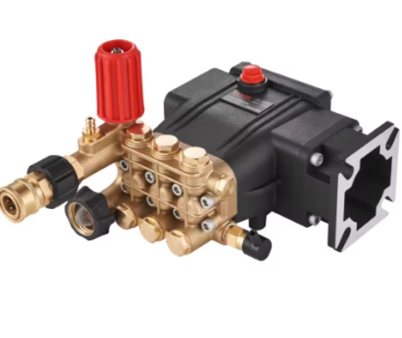 VEVOR Pressure Washer Pump 3 / 4 GPM Shaft Horizontal Triplex Plunger Replacement Power Washer Pumps Kit Compatible with Simpson