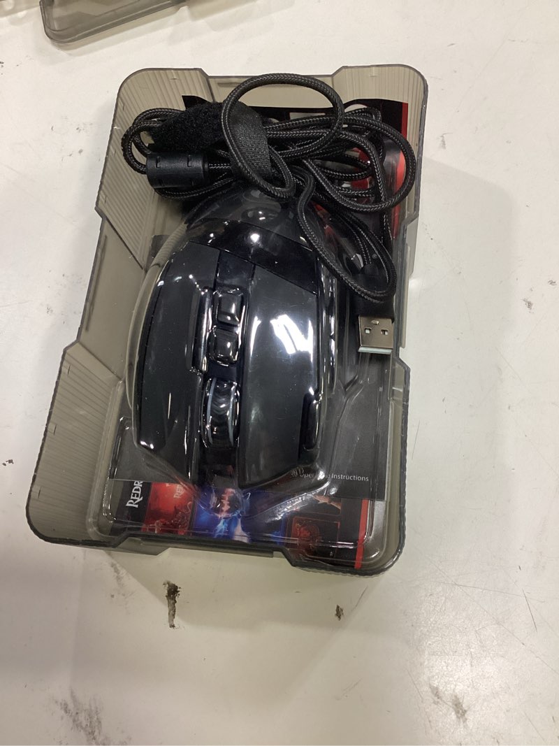 Condition photo showing Good Condition for redragon m801 wireless gaming mouse, rgb gaming mouse with mmo 9 programmable macro editing buttons, up 16000 adjustable dpi, rapid fire button for game, windows,pc - wireless, black