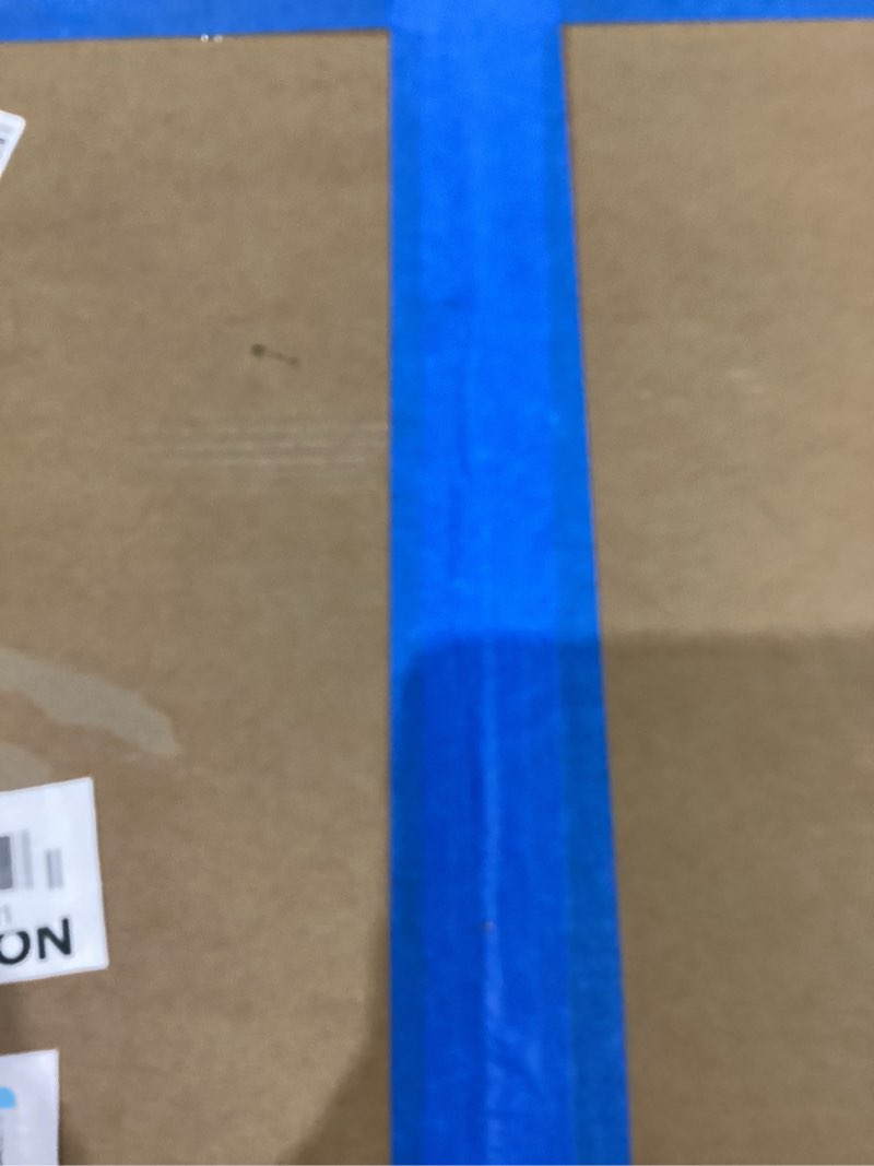 Condition photo showing As Is for Ceiling Fans with Lights and Remote, 20" Modern Low Profile Ceiling Fan, 6-Speed Quiet Reversible Motor, Flush Mount LED Fan Light,Stepless Dimmable for Bedroom & Kids Room (Black)