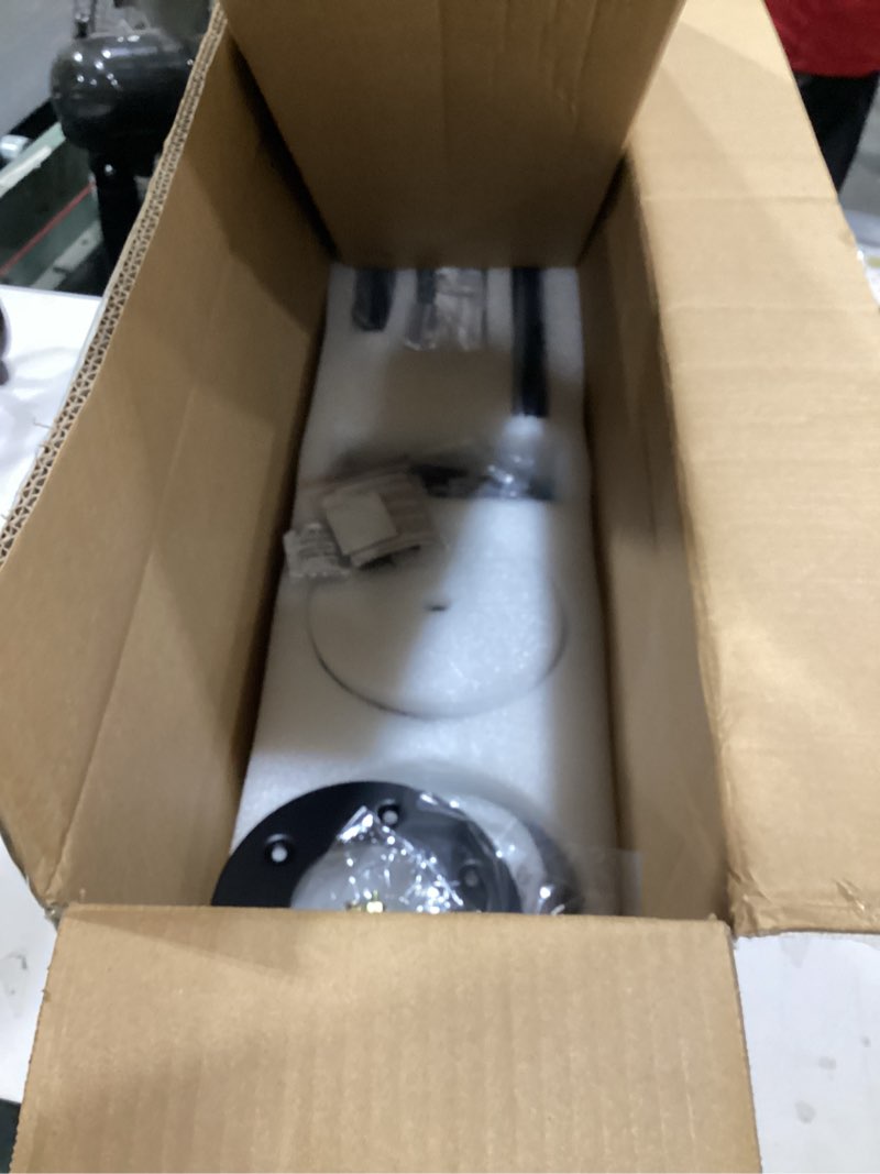 Condition photo showing New/Like New for 60 inch ceiling fan no lights remote control 3 propeller wood blades energy efficient reversible dc motor, dark walnut black