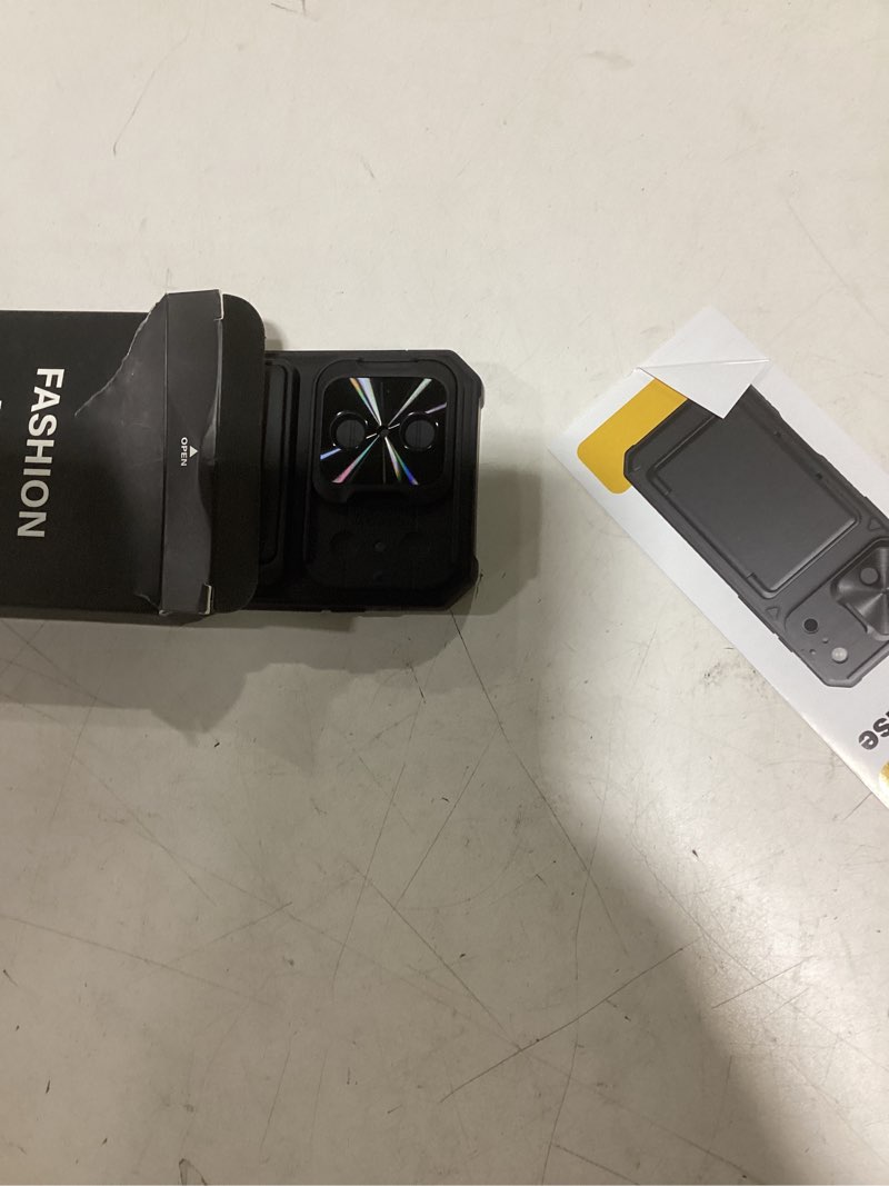 Condition photo showing New/Like New for for iPhone 17 Pro Case Wallet, Card Holder (4-5 Cards), Slide Camera Cover, Military Drop Protection, Rugged Heavy Duty Men Women Protective Phone Case for iPhone 17 Pro 6.3" 2025, Black Black iPhone 17 Pro, 6.3"