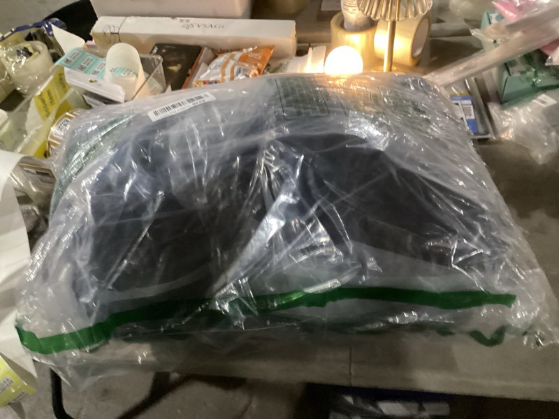 Condition photo showing Good Condition for Reading Pillow with Arms for Adult, Back Pillow for Bed Sitting Up, Shredded Memory Foam Backrest Pillow with Pockets & Removable Washable Cover, Lounging, Watching TV, Reading(20" Black) Large(20inch) Black