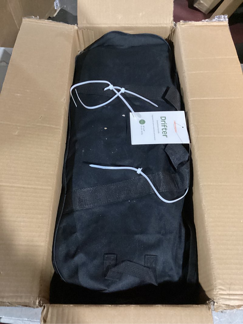 Condition photo showing Good Condition for Retrospec Drifter Snowshoes & Trekking Poles Bundle with Adjustable Bindings - Lightweight Aluminum Snow Shoes for Women & Men - All Terrain Hiking & Winter Sports Black Ice 25" Snowshoe Bundle