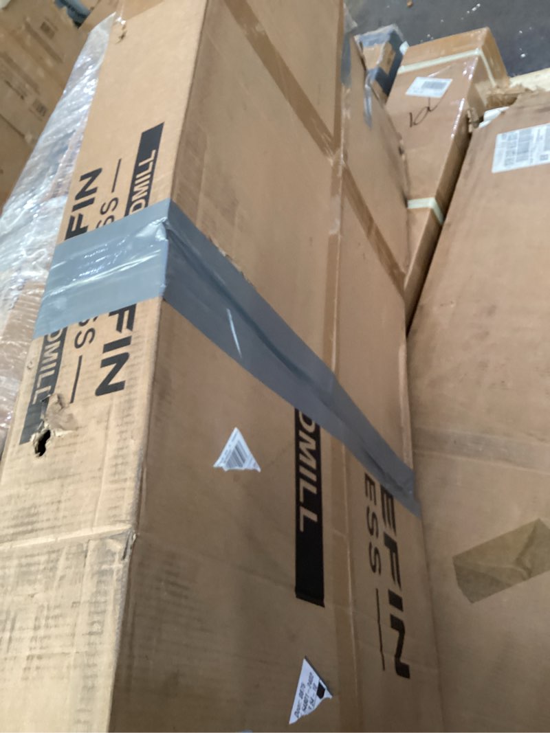 Condition photo showing As Is for bluefin fitness task 2.0 2-in-1 folding under desk treadmill | home gym office walking pad | 8 km/h | joint protection tech | smartphone app | bluetooth speaker | compact walking/running machine