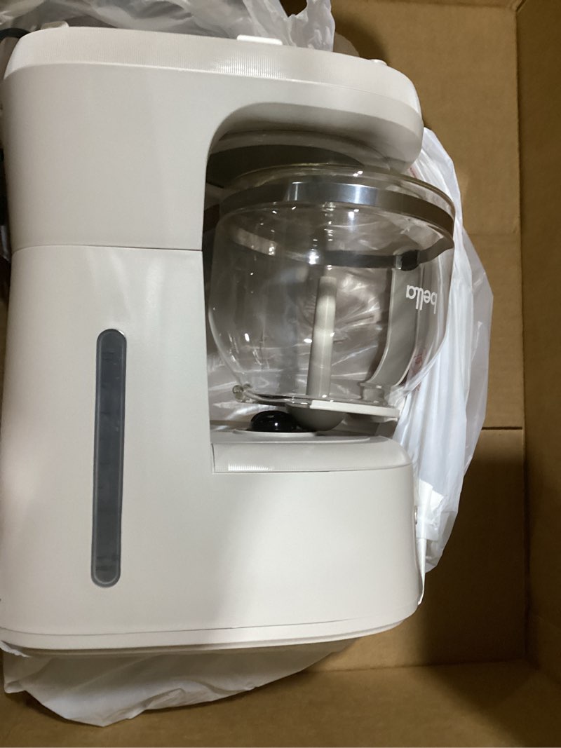 Condition photo showing Good Condition for BELLA 12 Cup Programmable Coffee Marker, Reusable Dishwasher Safe Accessories, Easy LCD diaply, Auto Shutoff, 900 watt, Oatmilk