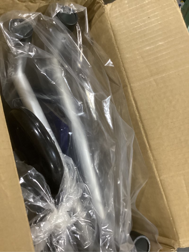 Condition photo showing Good Condition for Narrow Walker for Small Doorways - Width Height Adjustable Walker, Folding Narrow Walkers for Seniors Handicapped & Disabled, Standard Walkers for Tight Spaces, Steel Frame Support to 350 lbs Navy Blue