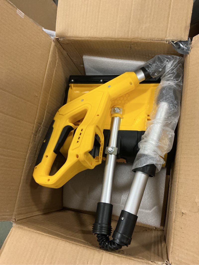 Condition photo showing Good Condition for Cordless Snow Blower Battery Powered with 2 * 4.0 Ah 21v Batteries and Charger,12'' Electric Snow Shovel Machine for Snow Removal Clearance Step,Driveway,Patios,Walkways