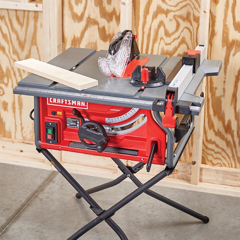 craftsman 10-in carbide-tipped blade table saw