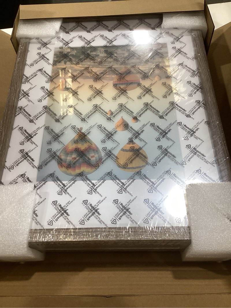Condition photo showing Good Condition for 12x16 picture frame set of 4, display 8.5x11 photo with mat or 12x16 art print without mat, made of engineered wood covered by plexiglass, grey picture frames collage wall decor, gallary wall frame 12x16 grey