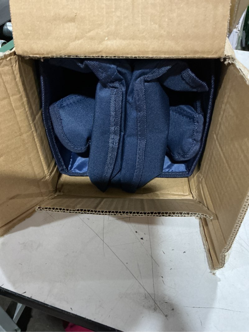 Condition photo showing As Is for beach chair with canopy shade, folding camping chair with canopy with cup holder, side pocket for camp, beach, tailgates, fishing - support 330 lbs canopy chair navy blue