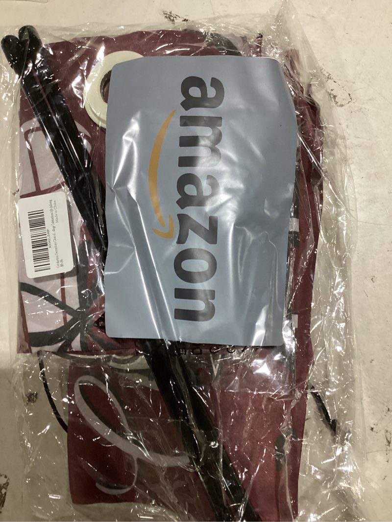 Condition photo showing Good Condition for graduation decorations class of 2025 - maroon graduation party supplies congrats grad backdrop & banner, hanging swirls, porch sign, balloons, foil number 2025 for high school & college celebrations
