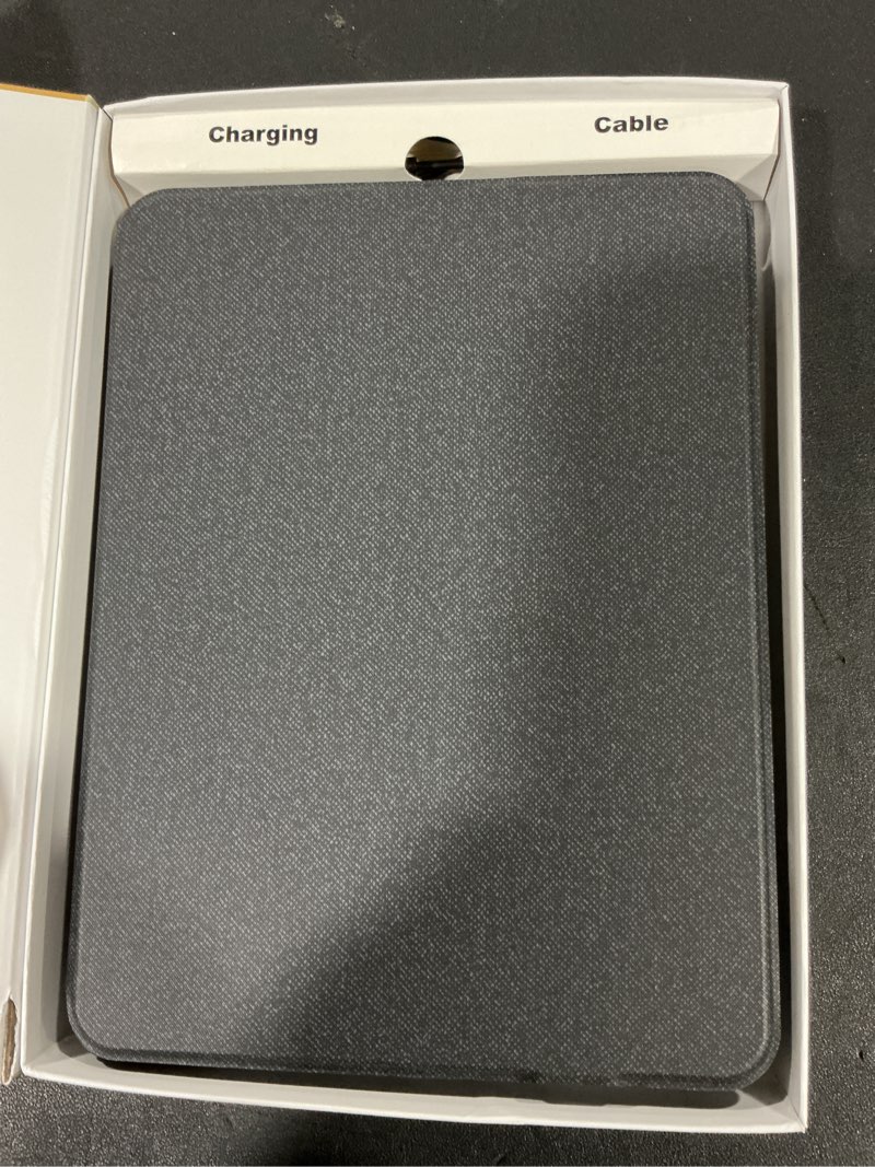 Condition photo showing New/Like New for EIP Bluetooth Keyboard Case for iPad 10.2 inch (7th/8th/9th Gen) & iPad Air 10.5 inch (3rd Gen), 10.2 "Magnetic Detachable Cover with Trackpad, 7-Color Backlit Keys, Slim Protective Smart Case iPad 9/8/7th & Air 3rd